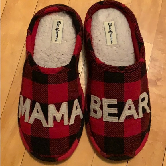 mama bear slippers